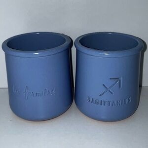 La Fermiere Limited Edition Sagittarius Pots Signature Lavender Blue (Set of 2)